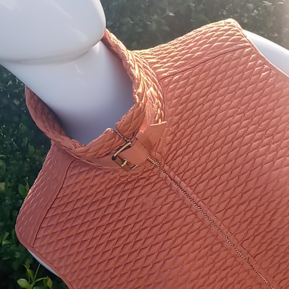 DANA BACHMAN Vintage Designer Rose Quilted Vest - Picture 13 of 17